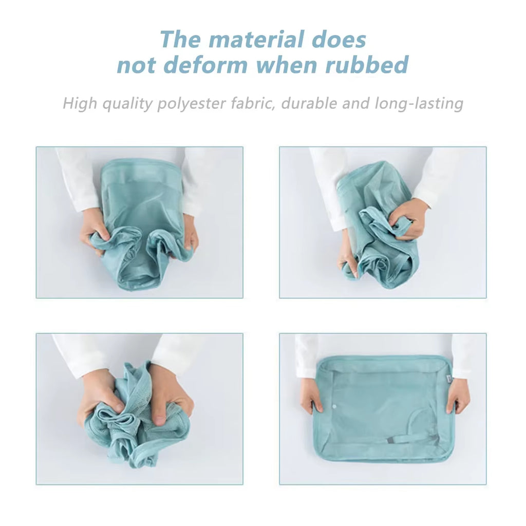 Seven-Piece Travel Storage Bag Travel Thickened Suitcase Clothing Classification Storage Bag 7-Piece Set